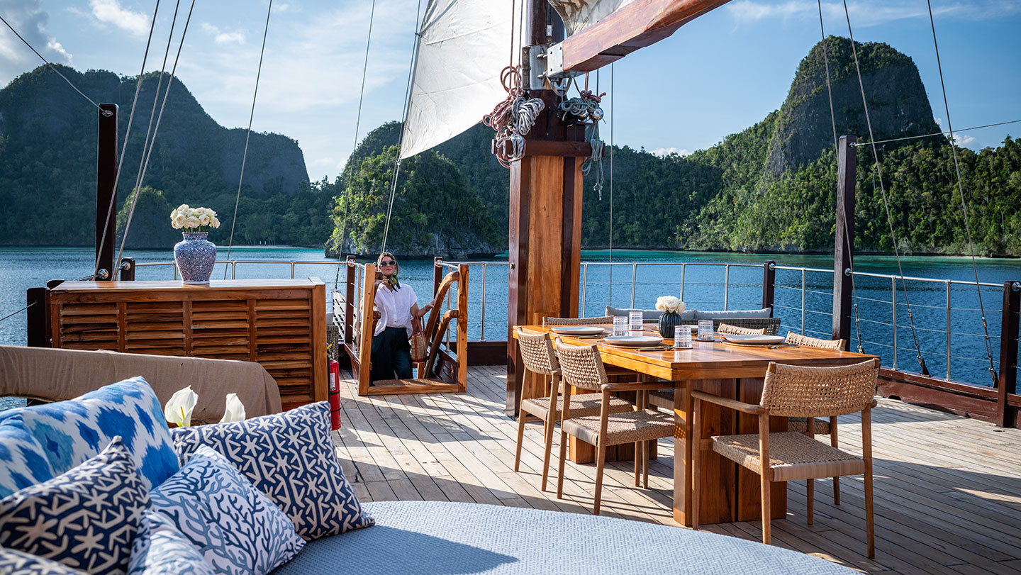 SEQUOIA 11 exterior – arrival on board