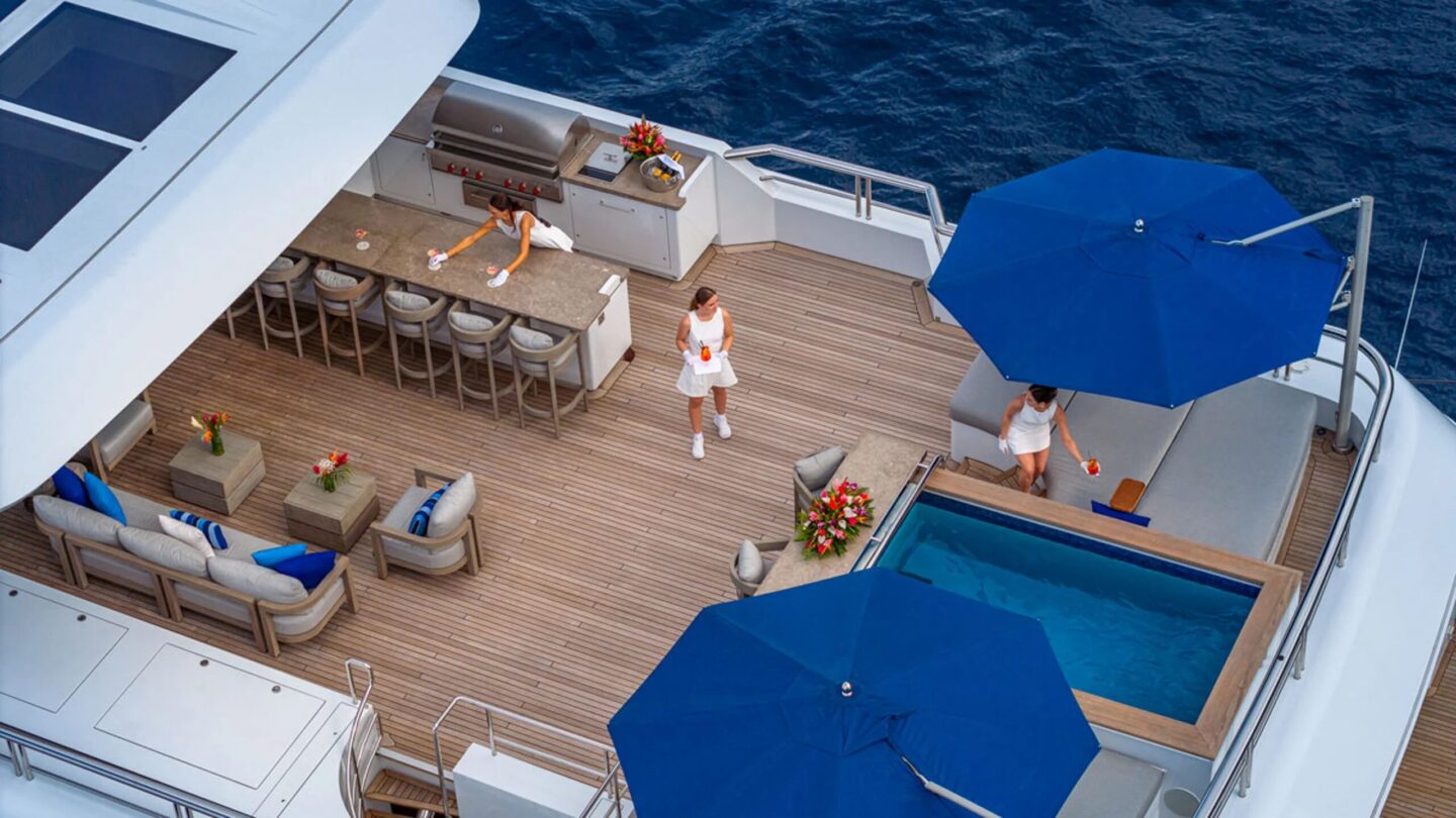 my-top-five-ii-crews-working-on-deck-bar-top-view