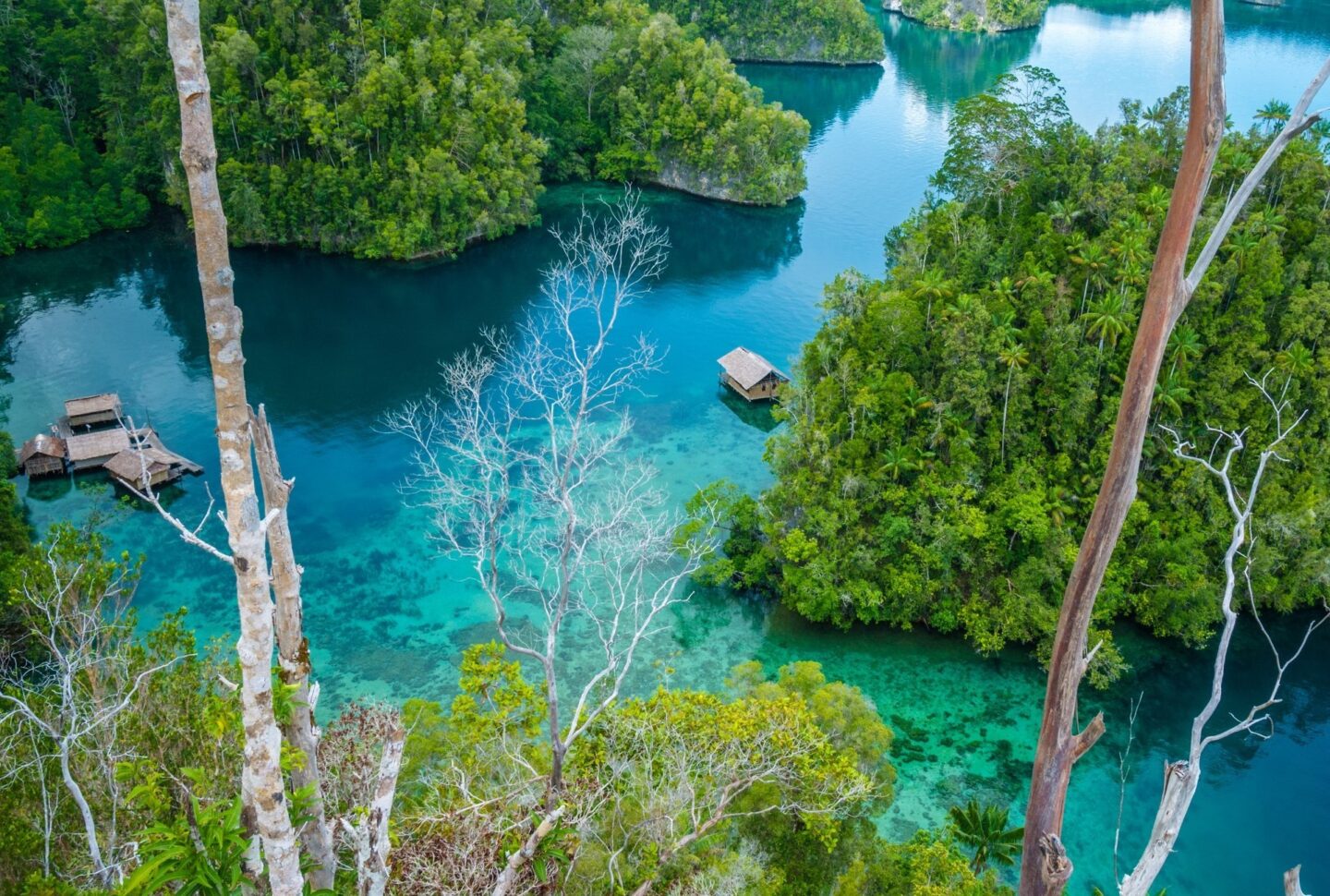 Indonesia yacht charter Gam Island turquoise waters