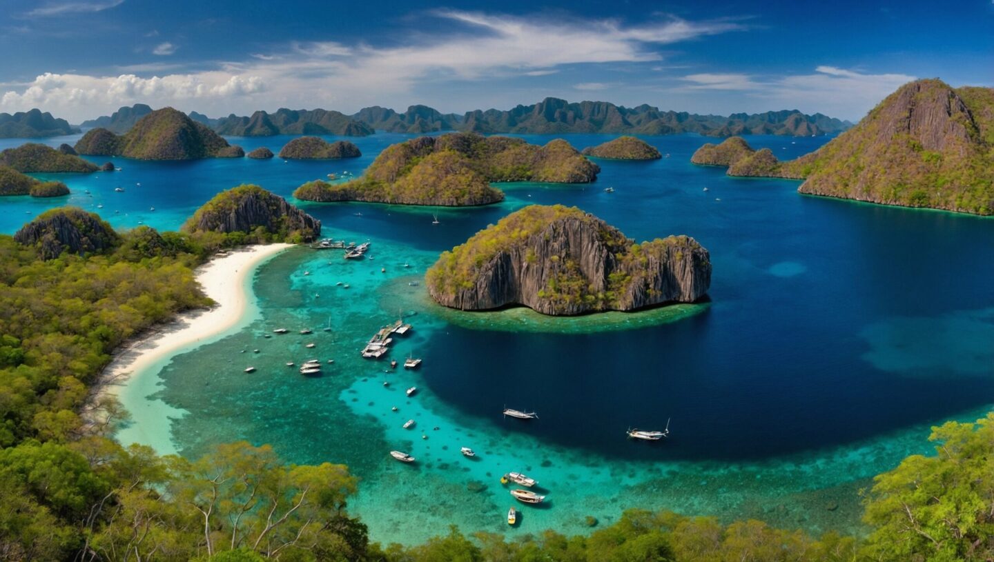 AWAY Traveller Hero Image Aerial Shot Indonesia Yacht Cruising
