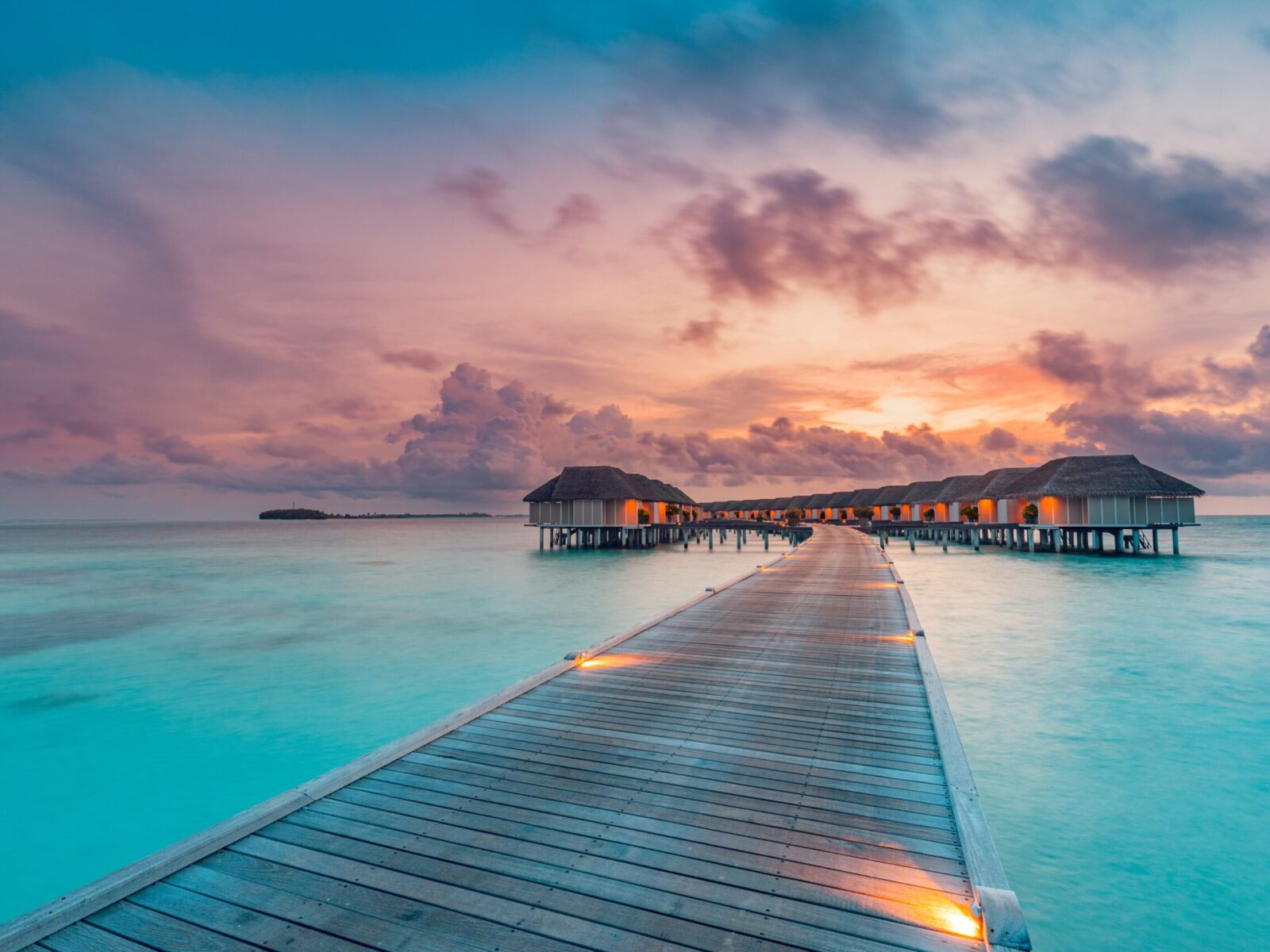 Amazing,Beach,Landscape.,Beautiful,Maldives,Sunset,Seascape,View.,Horizon,Colorful