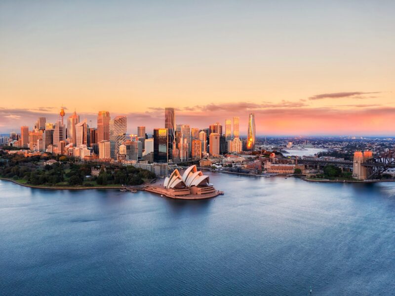 Waterfront,Of,Sydney,City,Cbd,Architecture,Landmarks,On,Shores,Of