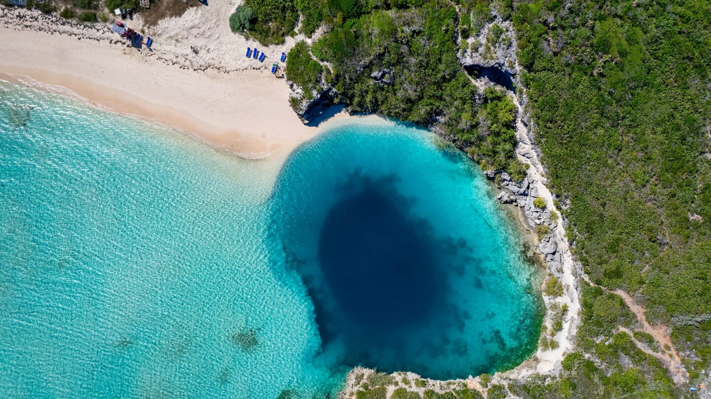 Bahamas unique travel experiences Deans Blue Hole
