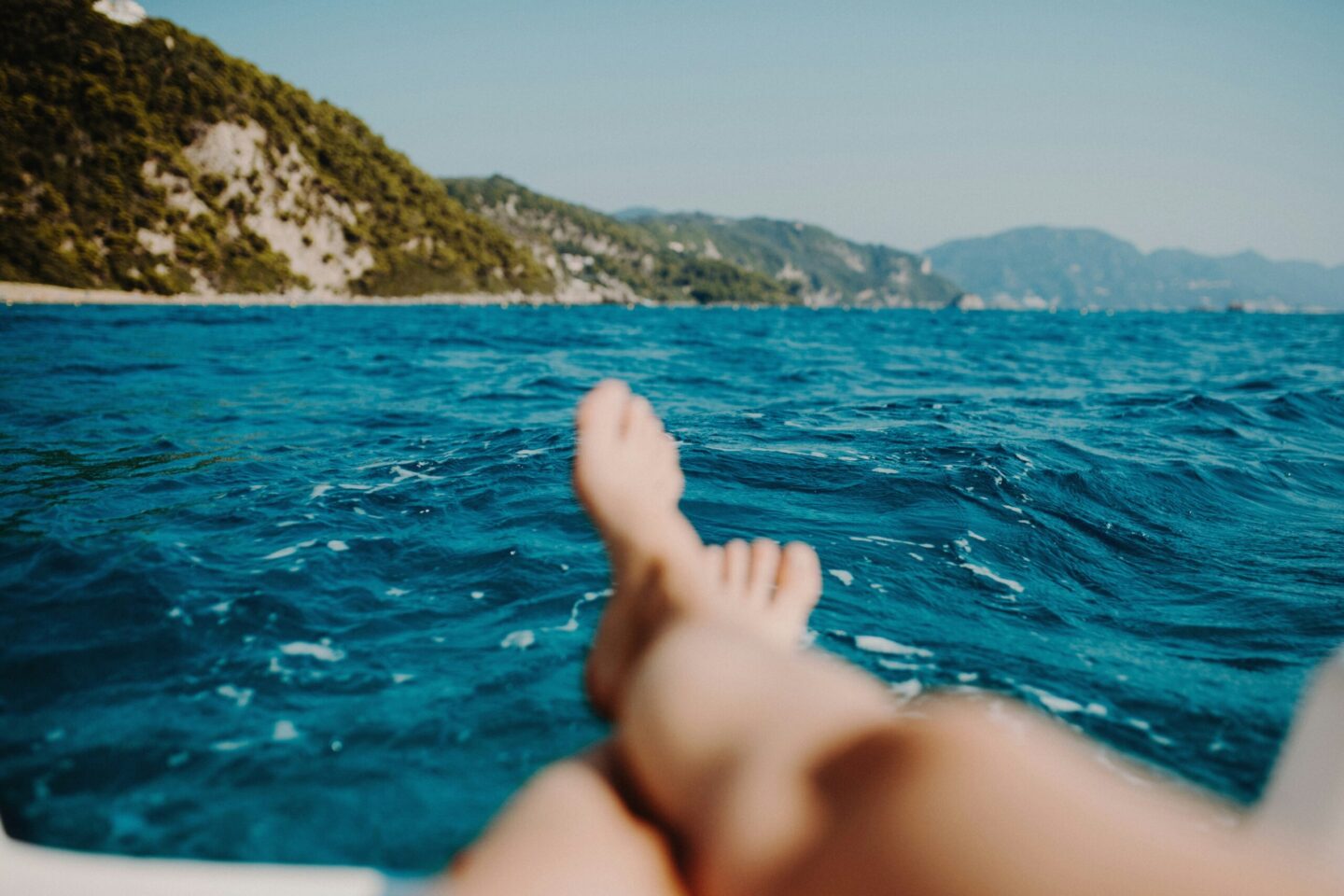 Travel stock woman sea