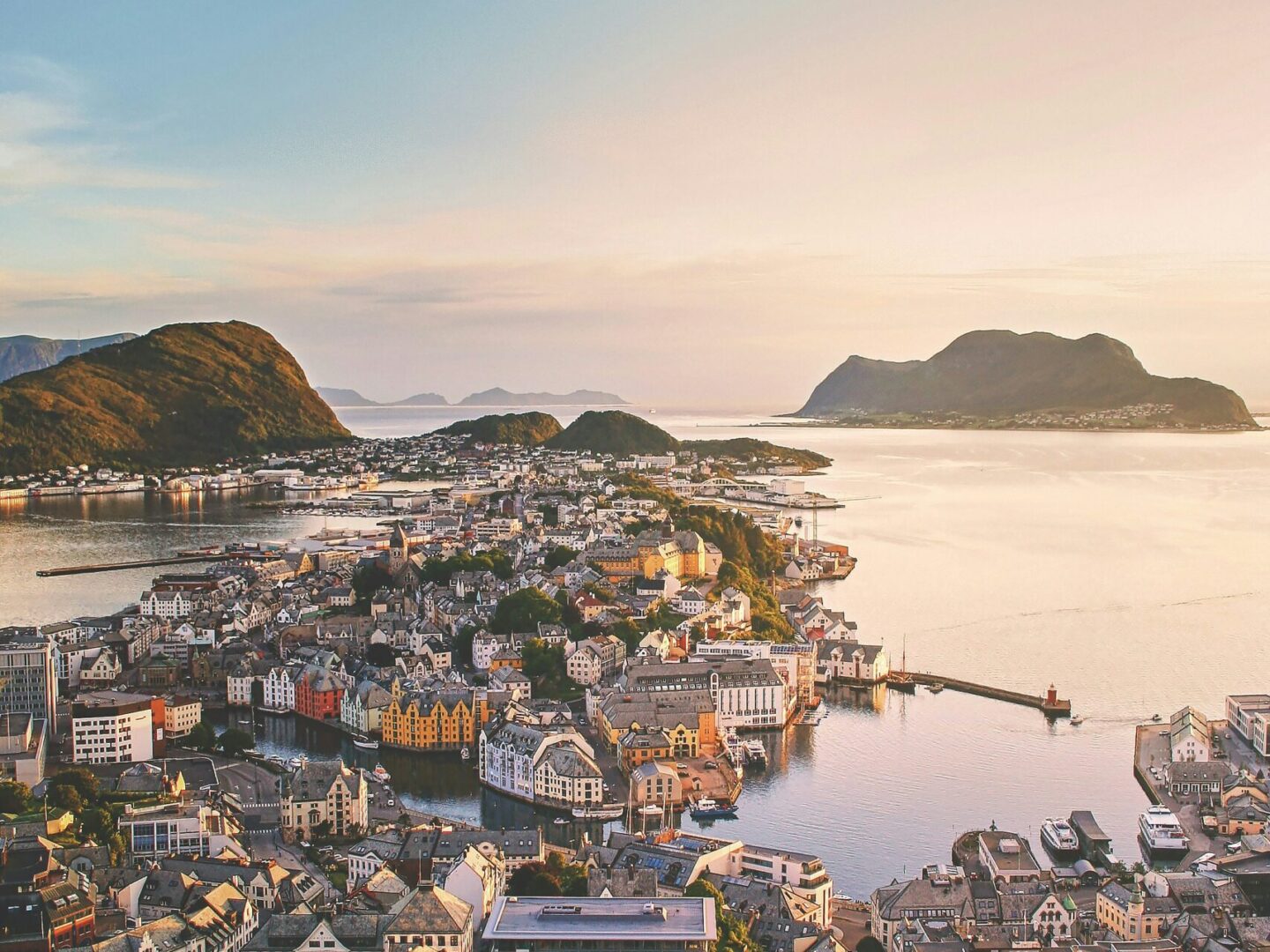 Aksla Viewpoint, Alesund, Norway yacht charter