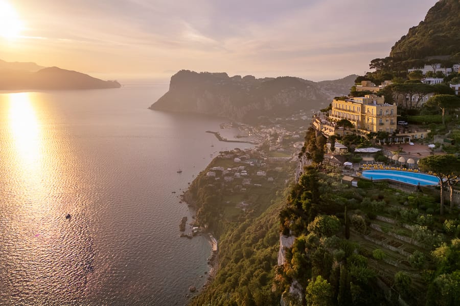Caesar Augustus Hotel facade