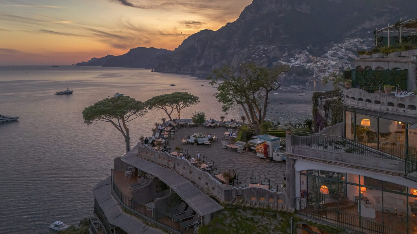 Il San Pietro dusk on terrace