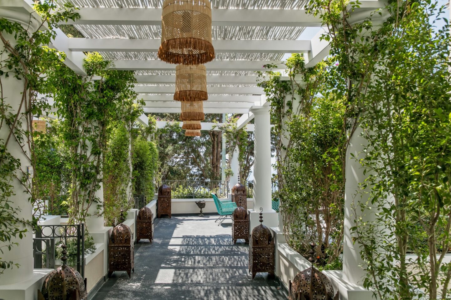 Outside Capri Tiberio Palace