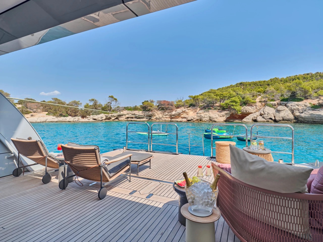 Persefoni Yacht for Charter tender and watertoys