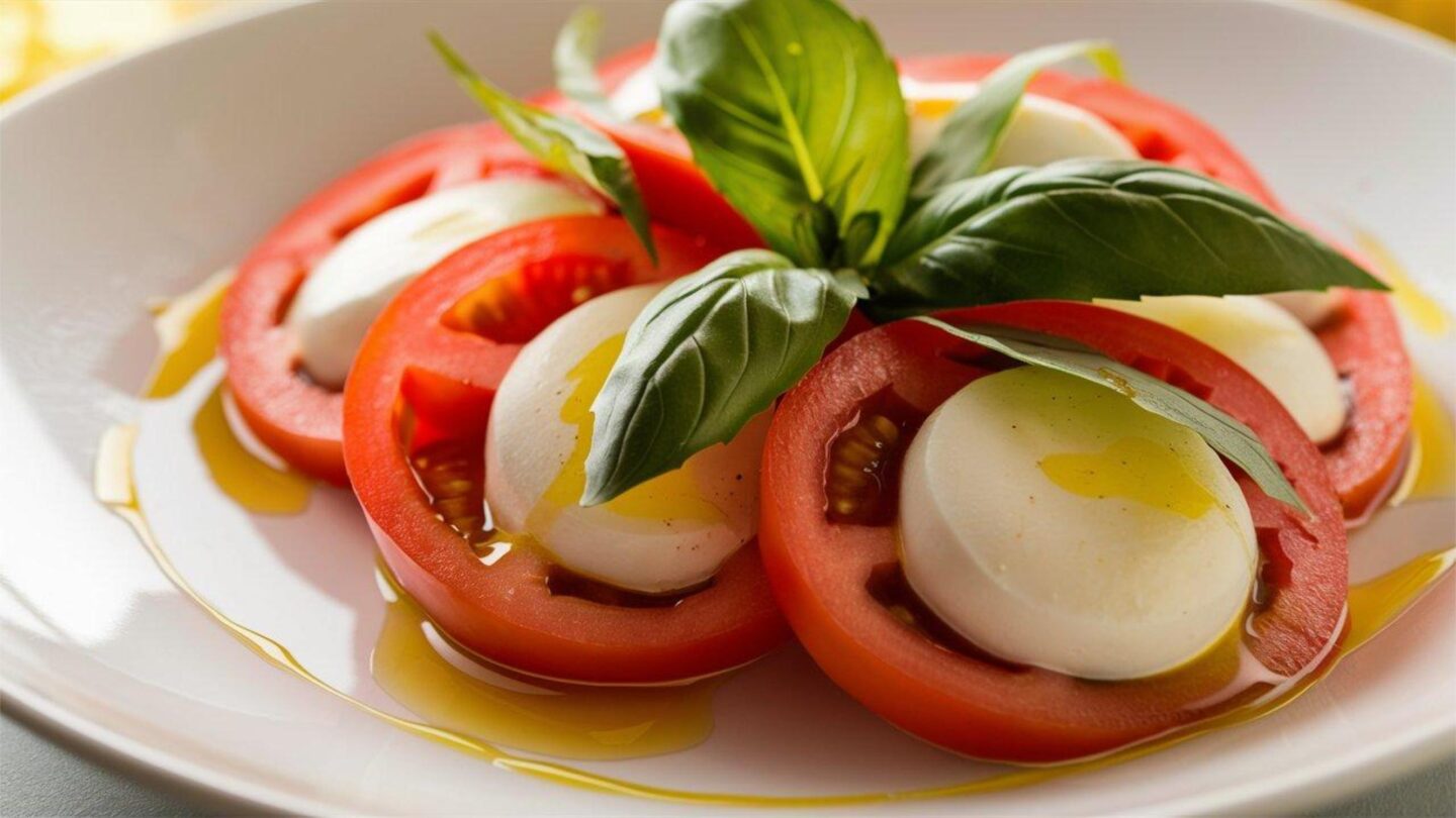 A classic antipasto, Insalata Caprese